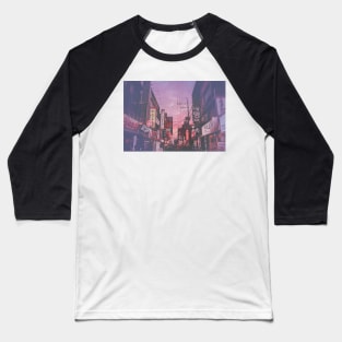 Seoul City Streets Baseball T-Shirt